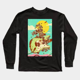 FLOWER GUITAR Long Sleeve T-Shirt